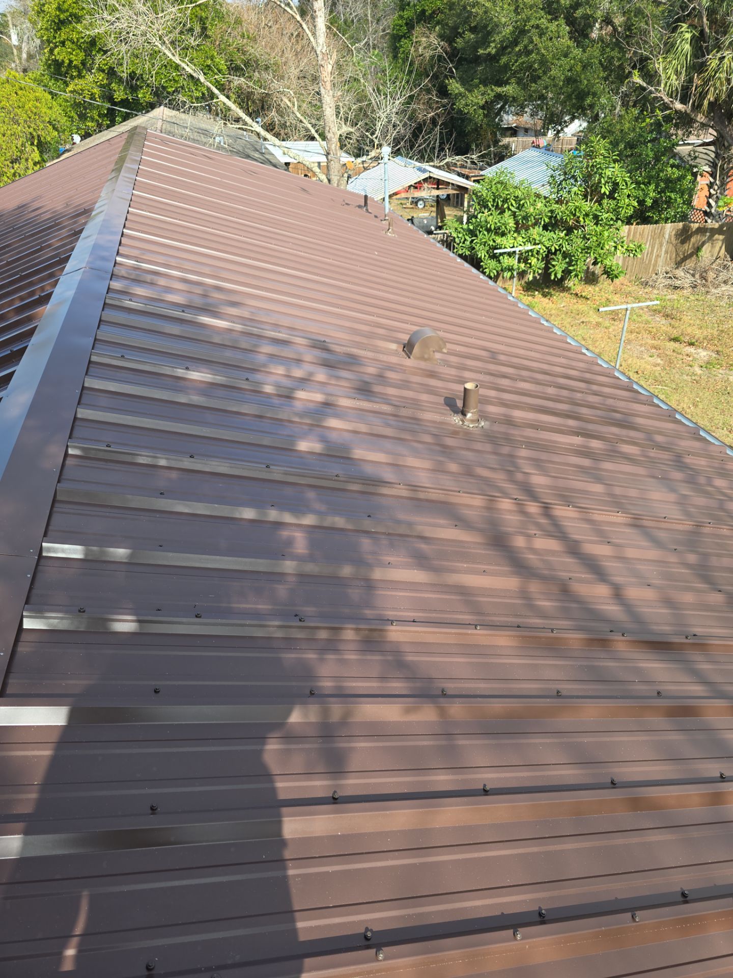 Exposed Fastener Metal Roof